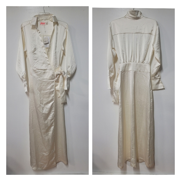 Free people Emma Tuxedo Wrap Dress - Picture 3 of 5